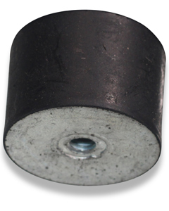 Gummi-Metall-Puffer E 40x28 mit Innengewinde M8